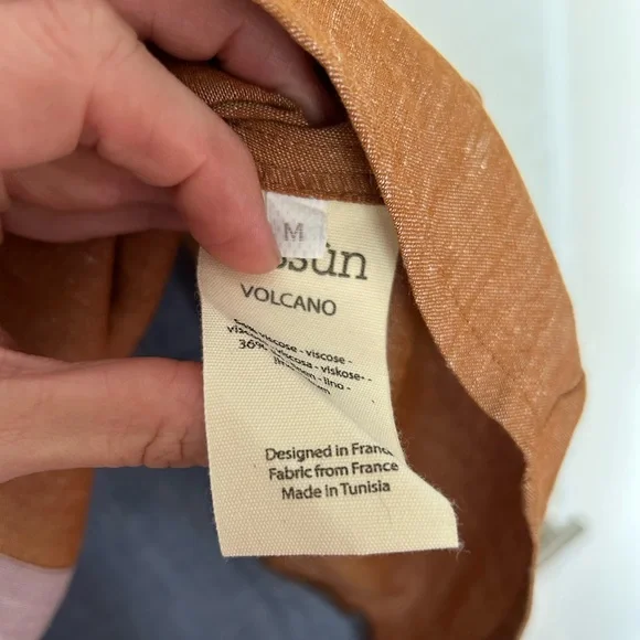 NWOT Sessun Volcano shirt dress - Picture 4 of 5